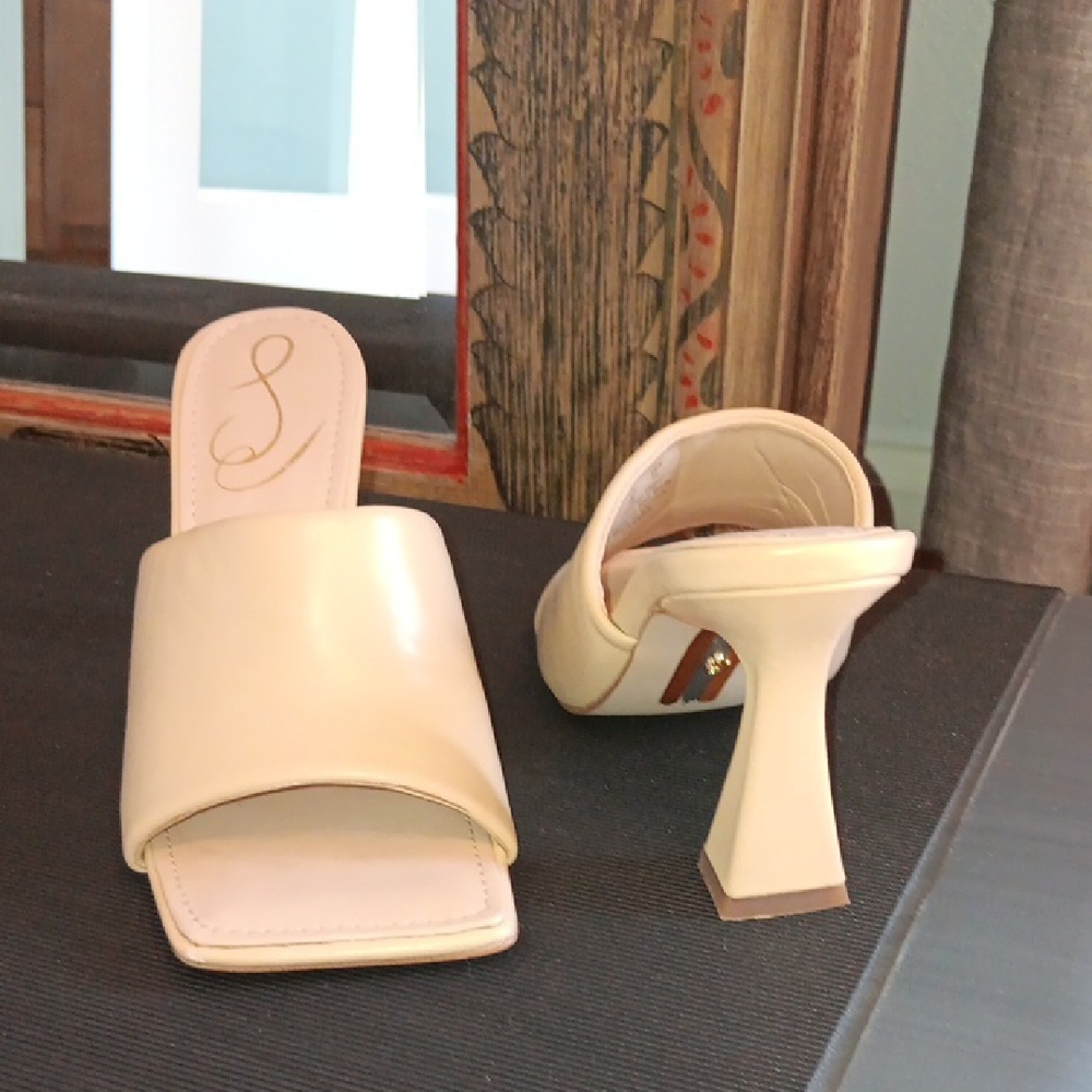 Sam Edelman Cream Heels